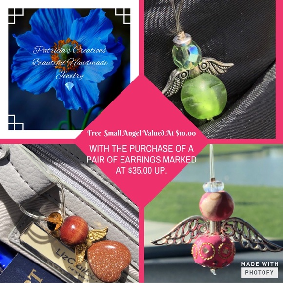 Gorgeous, Unique Handmade Earrings  ❤️ - Picture 5 of 5